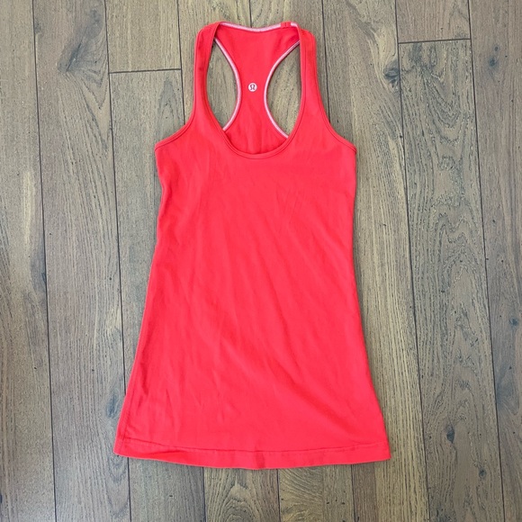 Lululemon Cool Racerback - Orange - Size 4 - Picture 1 of 2